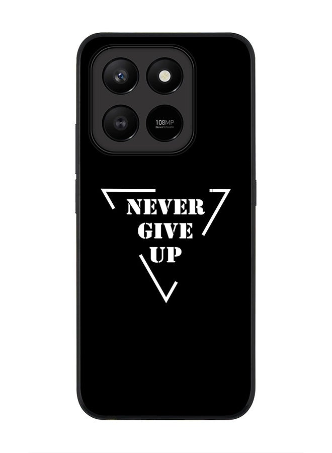 For Honor X7d 4G / X7d 5G / 400 Smart Case,Slim fit Camera Protection, Shockproof Thin Phone cover  - Never give up